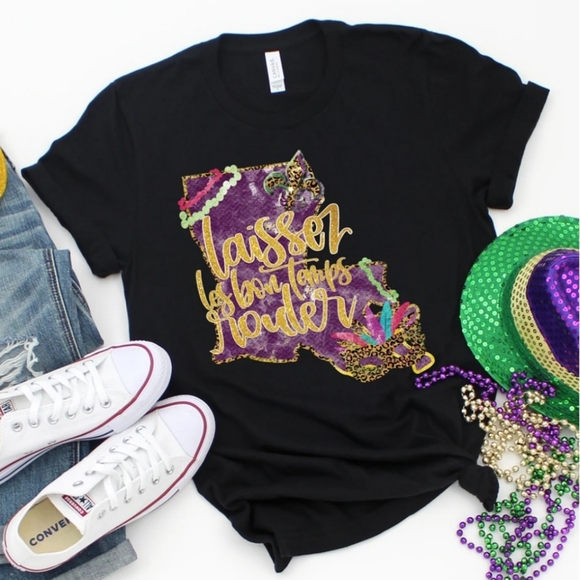 Mardi Gras Louisiana Tshirt - Picture 1 of 1